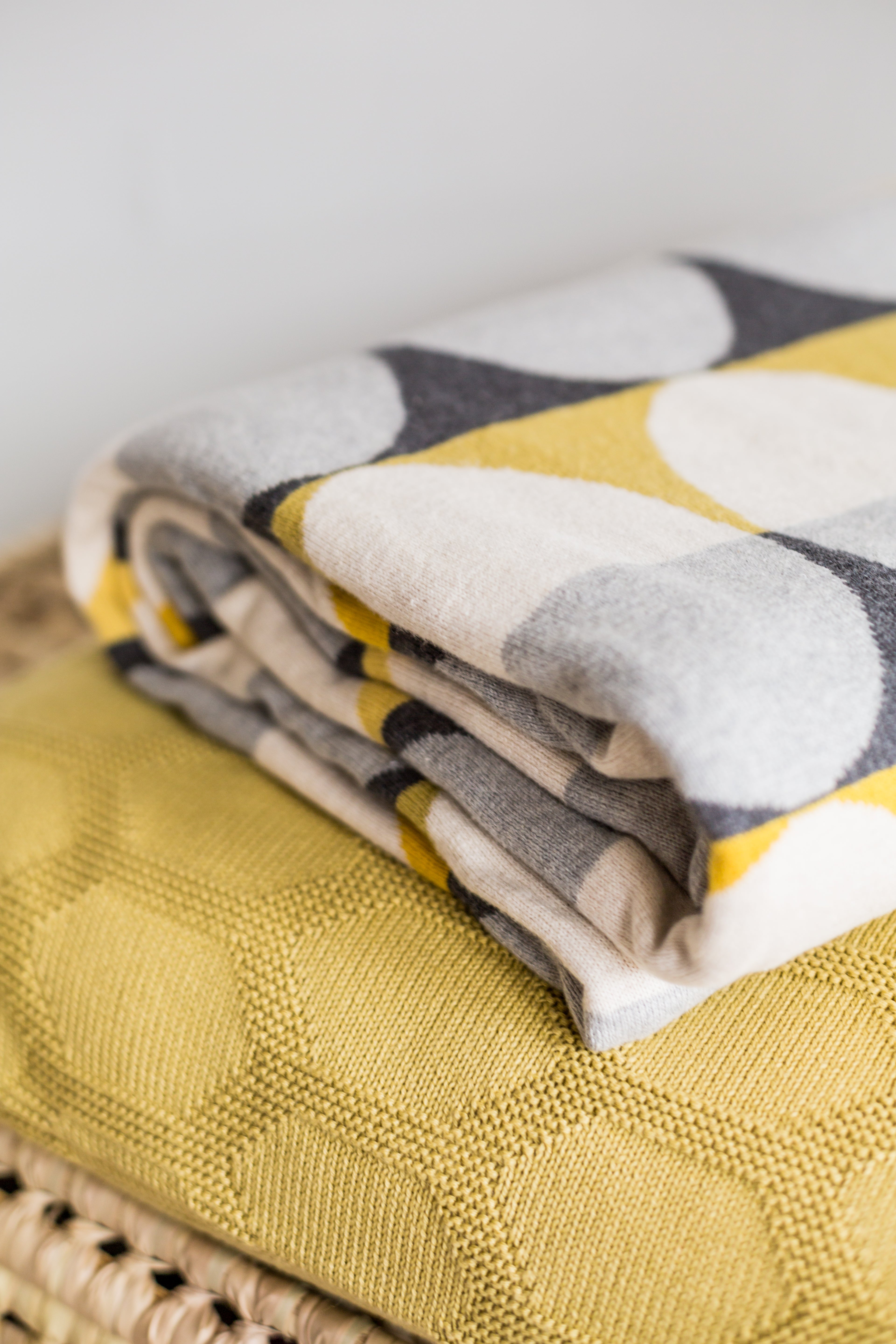 Olivia Blanket Yellow Funky Doris